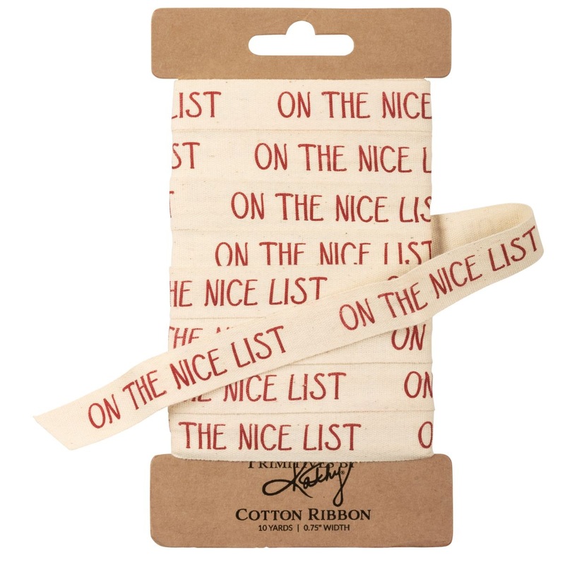On The Nice List Ribbon