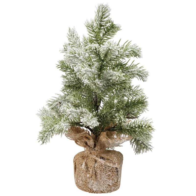 Small Snow Covered Christmas Tree