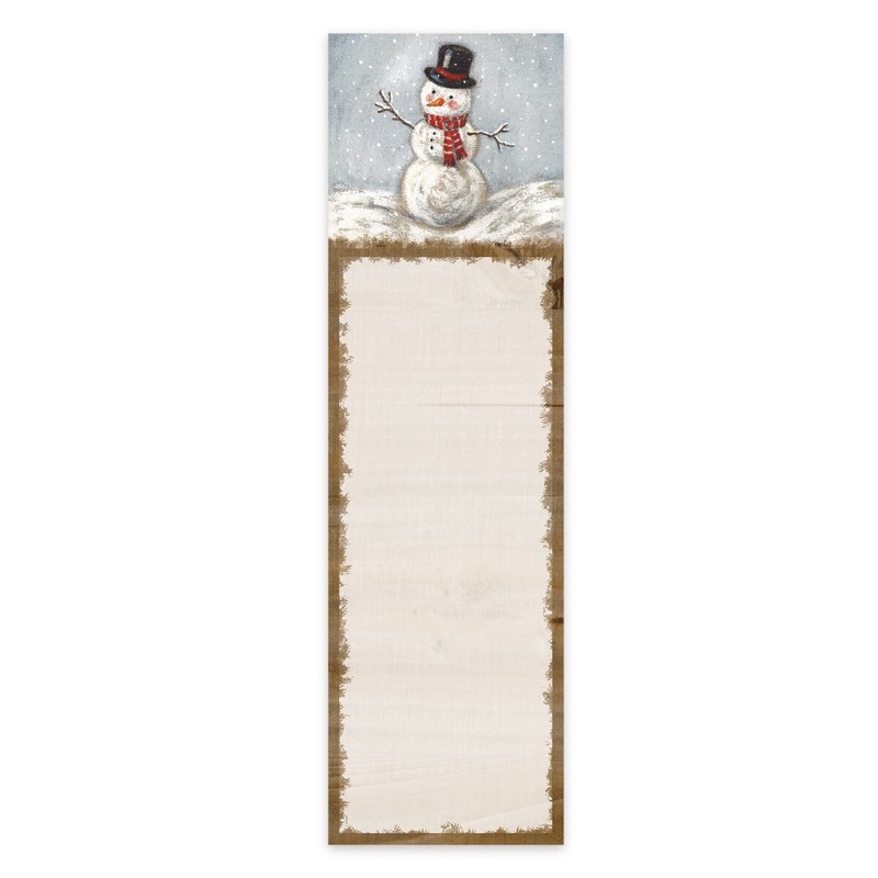 Snowman List Pad