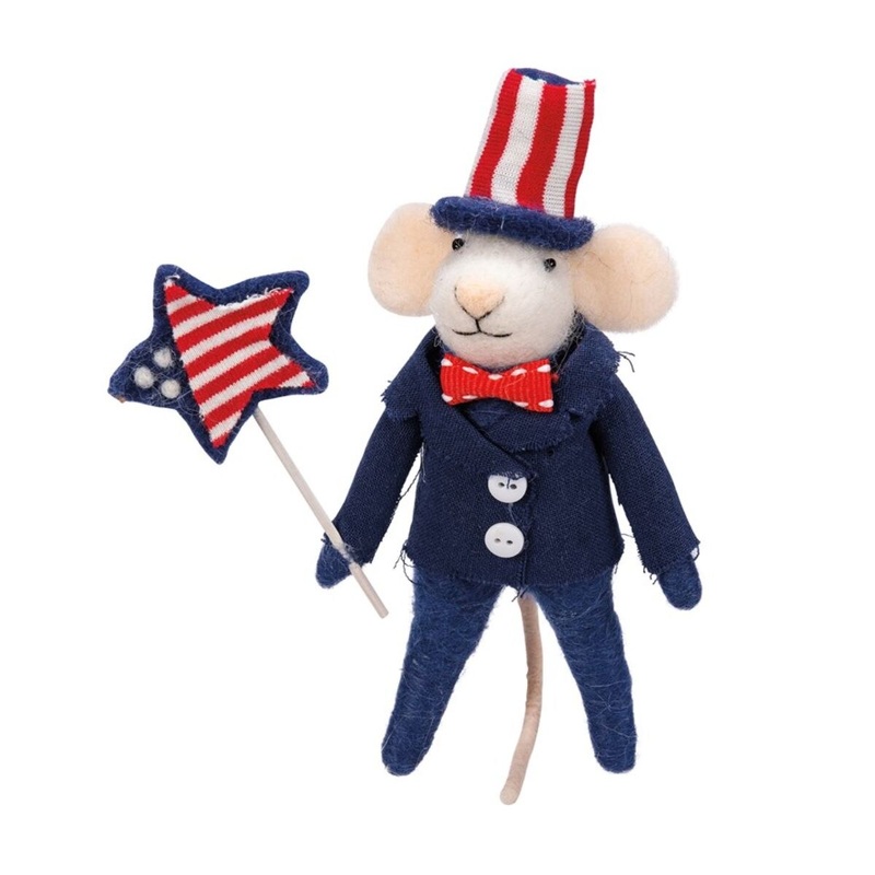 Uncle Sam Mouse Critter