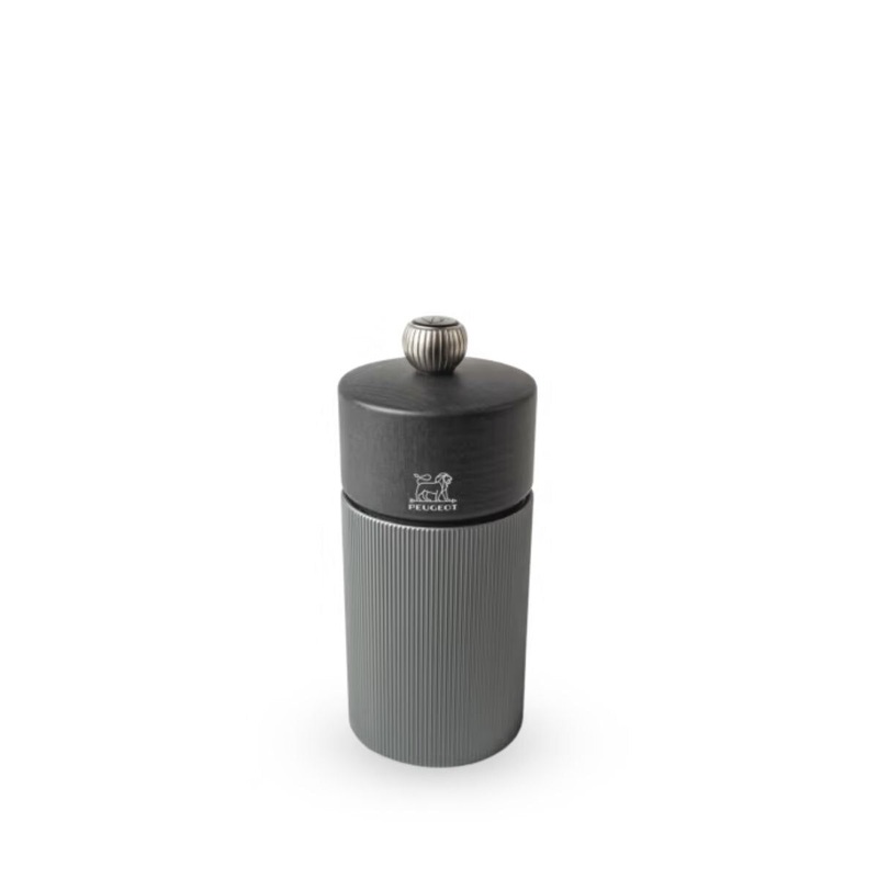 5 Dark Aluminum/Wood Line Pepper Mill