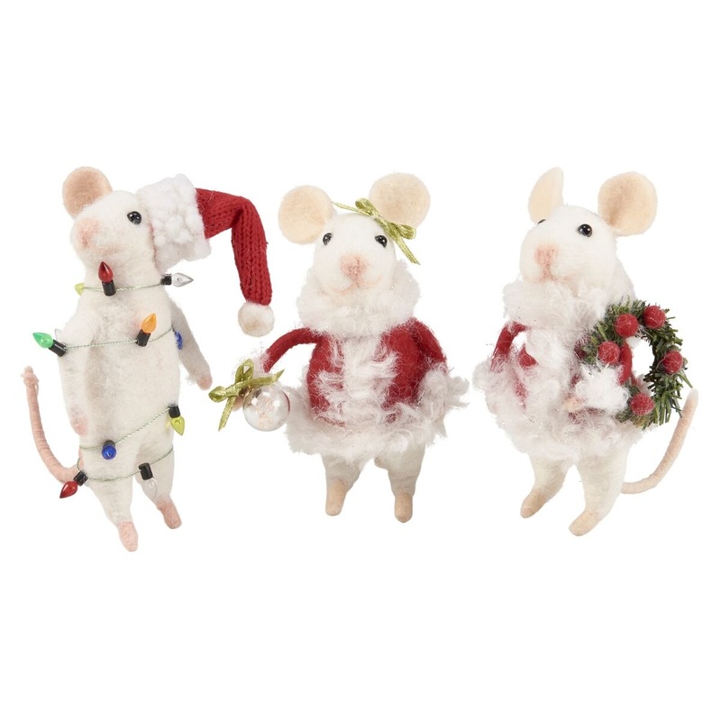 Claus Family Mice Critter Set