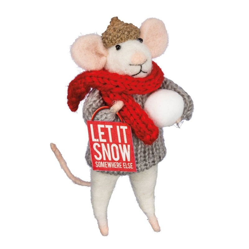 Let It Snow Mouse Critter