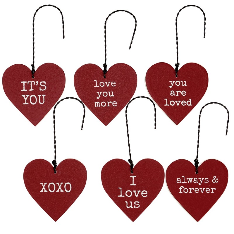 Love You More Ornament Set