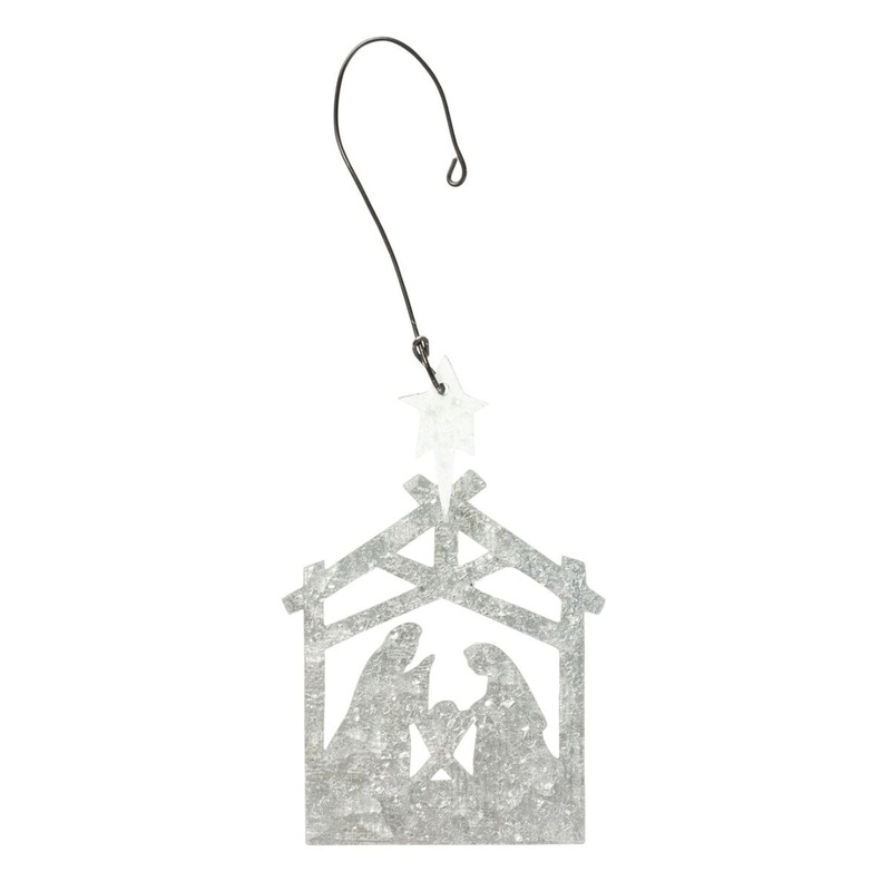 Nativity Metal Ornament