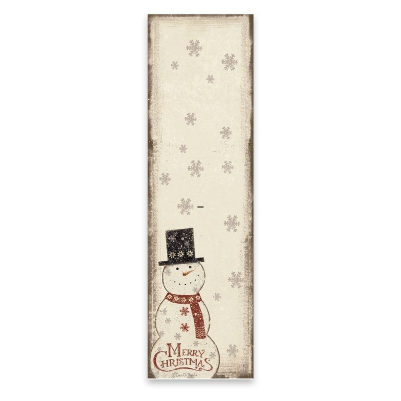 Nordic Merry Christmas Snowman List Pad