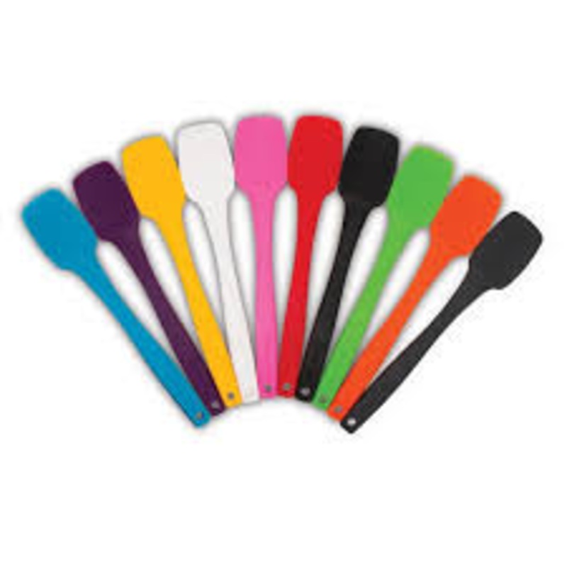 Silicone Spoonulas|Red|Pink|Orange|Yellow|Green|Blue|Purple|White|Charcoal|Black