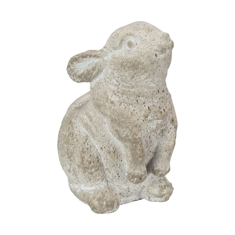 Small Cement Bunny