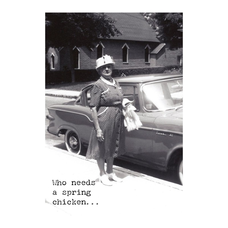 Spring Chicken Greeting Card