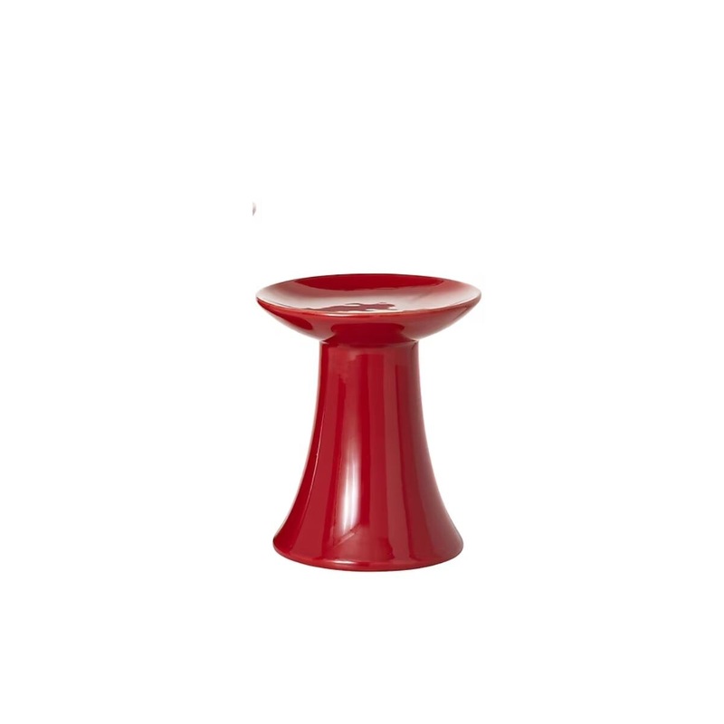 7 Red Ceramic Casual