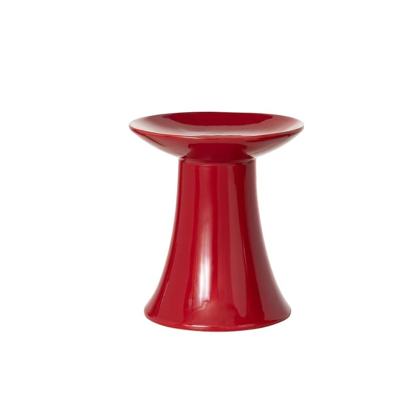 8.5 Red Ceramic Casual