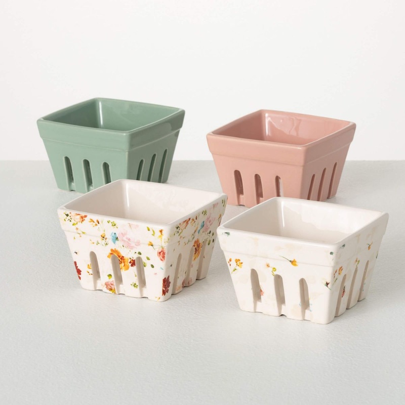 Ceramic Berry Bowl Collander