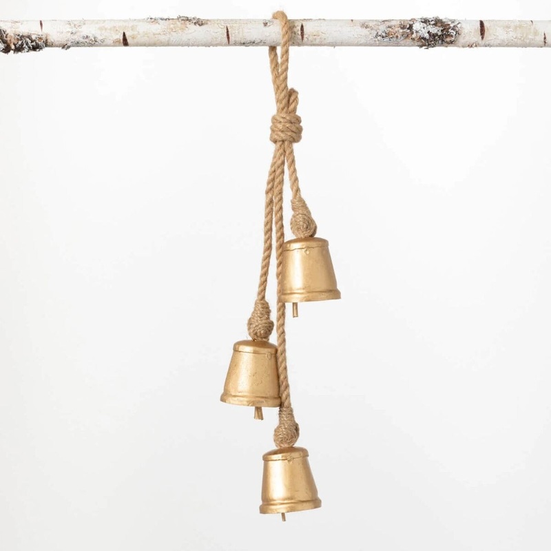 Gold Bell Swag Ornament