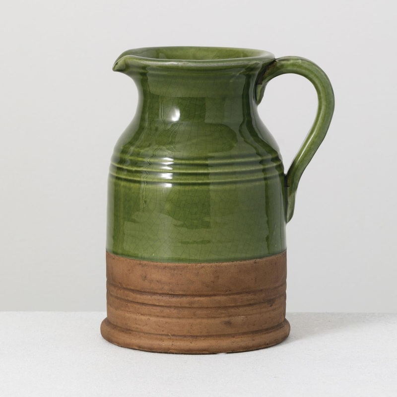 Green Gloss Pitcher