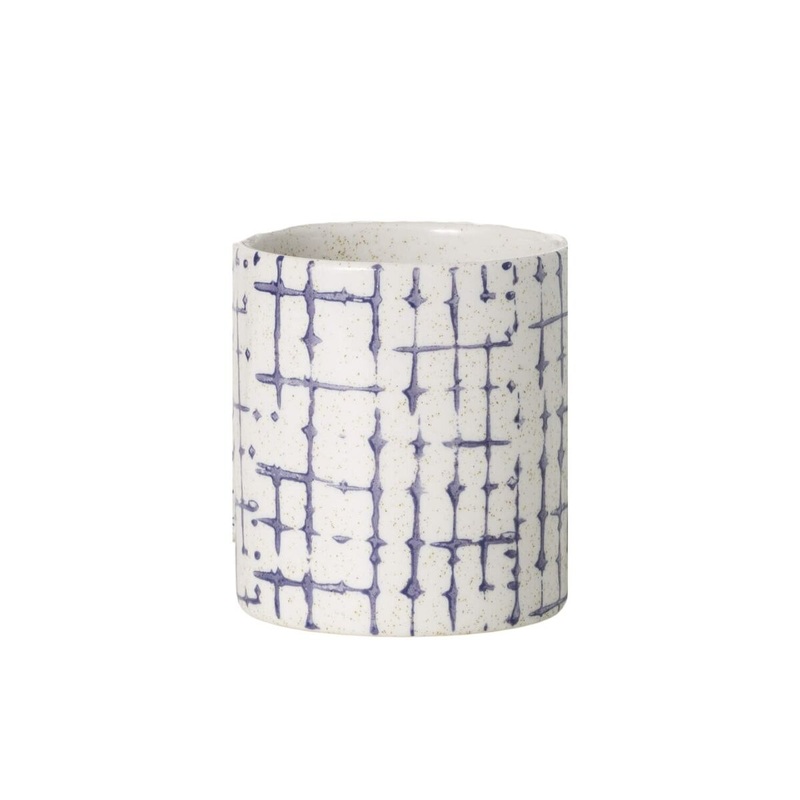 Hatch Patterned Container- Medium