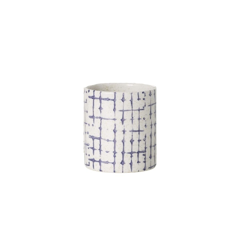 Hatch Patterned Container- Small