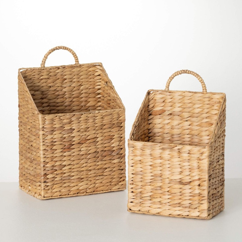 Natural Handled Floor Basket