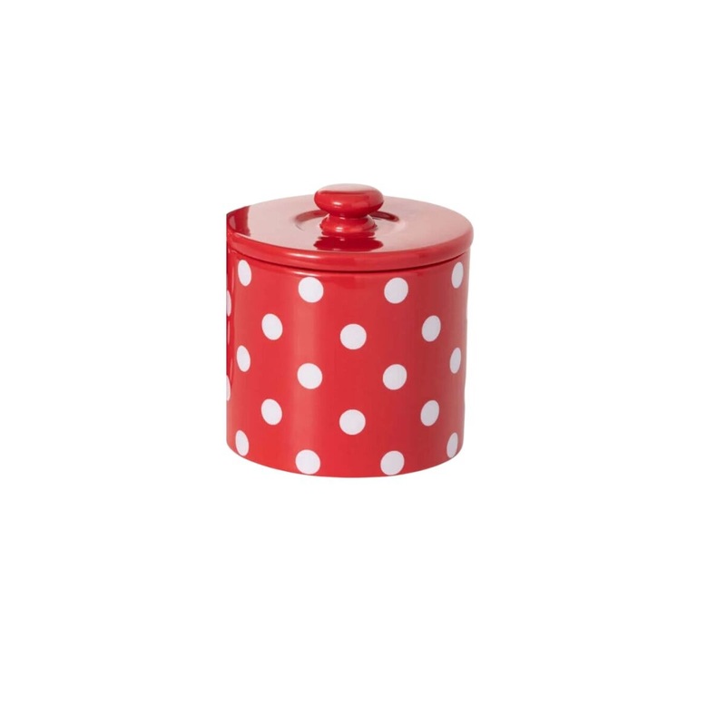 Polka Dot Canister- Small