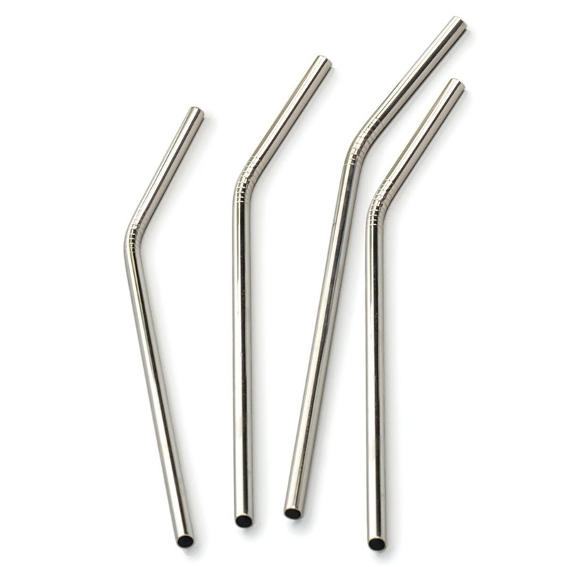 Straws- Stainless Steel – Set of 4
