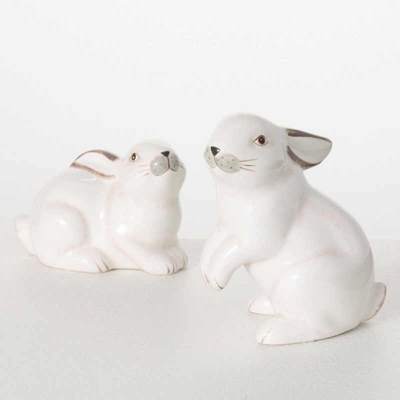 Sweet Standing Bunny Figures
