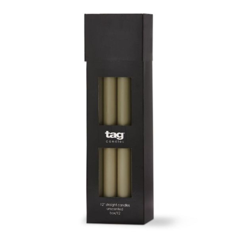 12 Straight Candle – sage