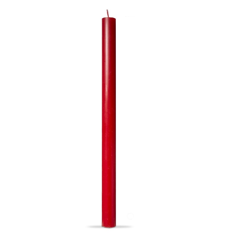 12 Straight Red Candle