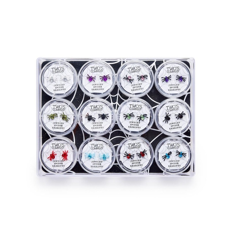 Crystal Spider Earrings