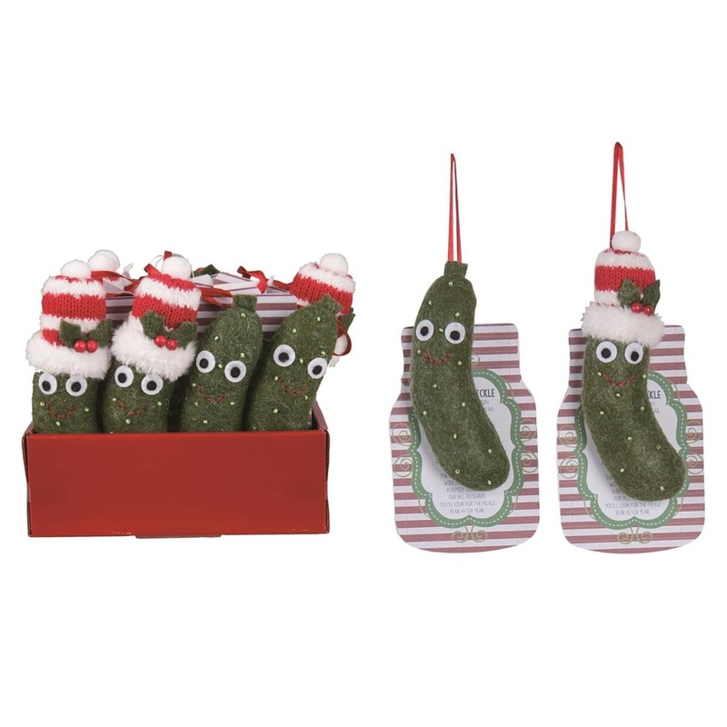 Felt Christmas Pickle Ornament
