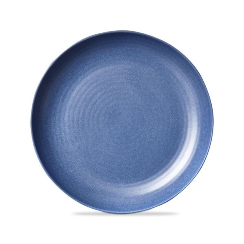Melamine Blue Denim Dinner Plate