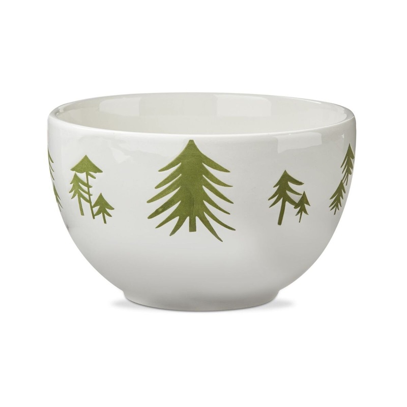 Snow Tree Snack Bowl
