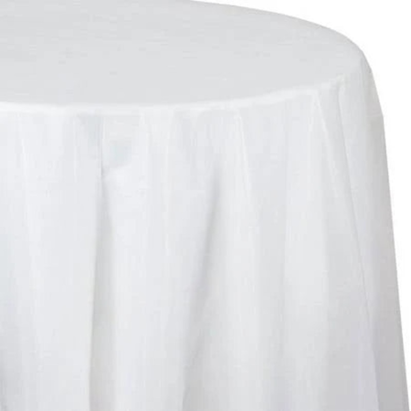Solid Color 82 Round Table Covers