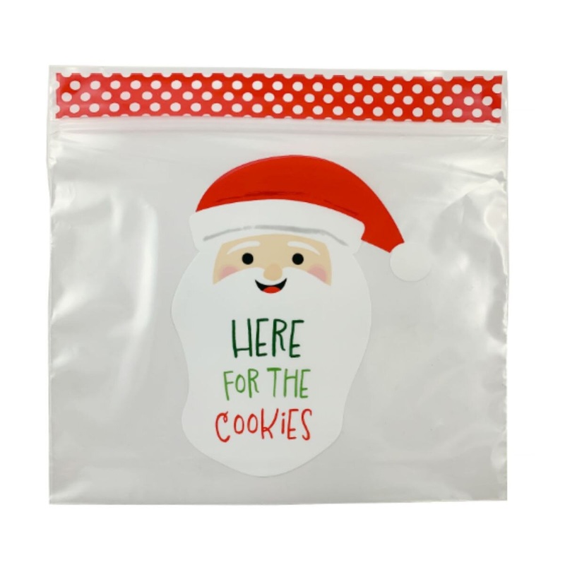 Christmas Cookies Resealable Treat Bags