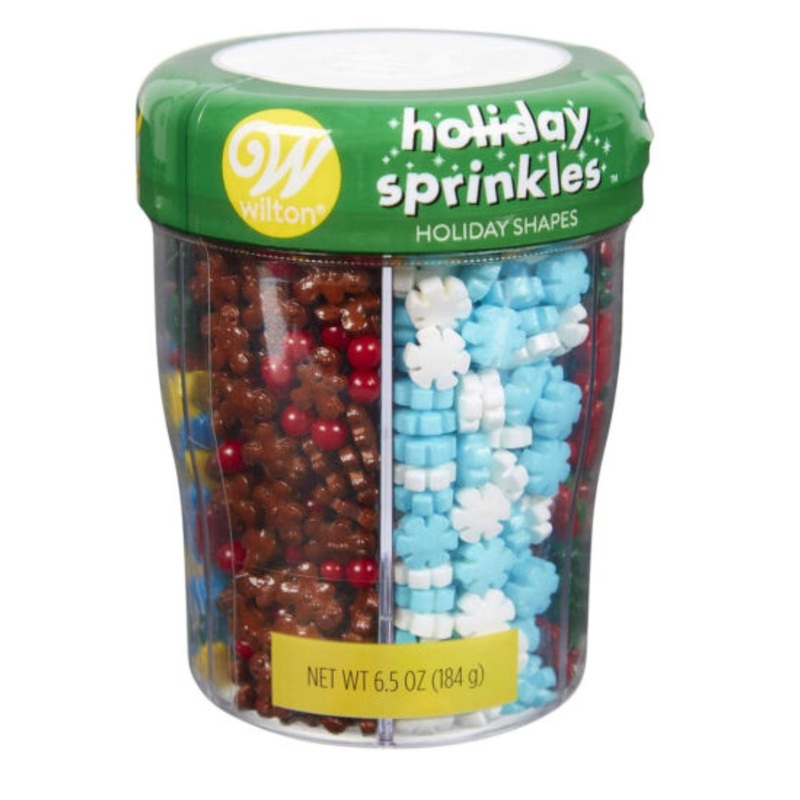 Christmas Shapes Sprinkles Mix