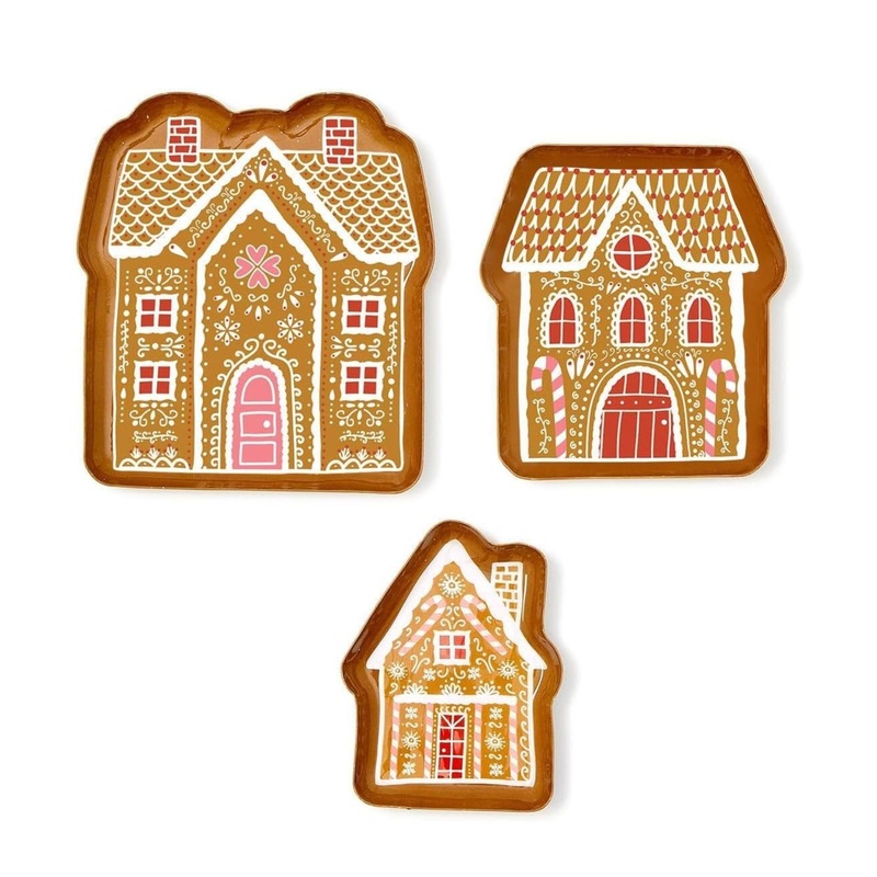 Gingerbread House Plates (s/3)