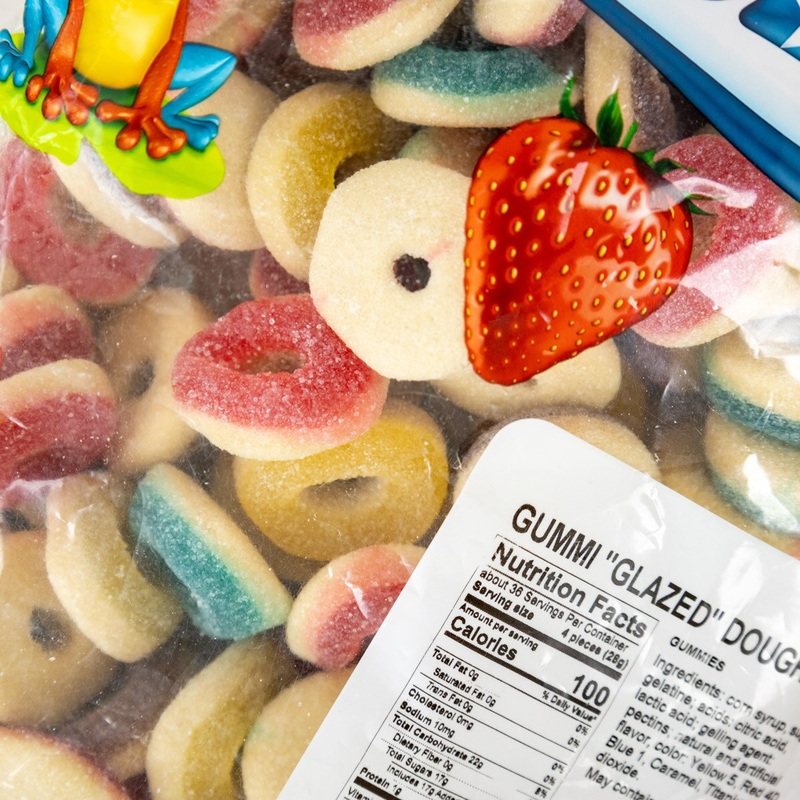 Gummi Glazed Donuts – 2.2 Lb Bag
