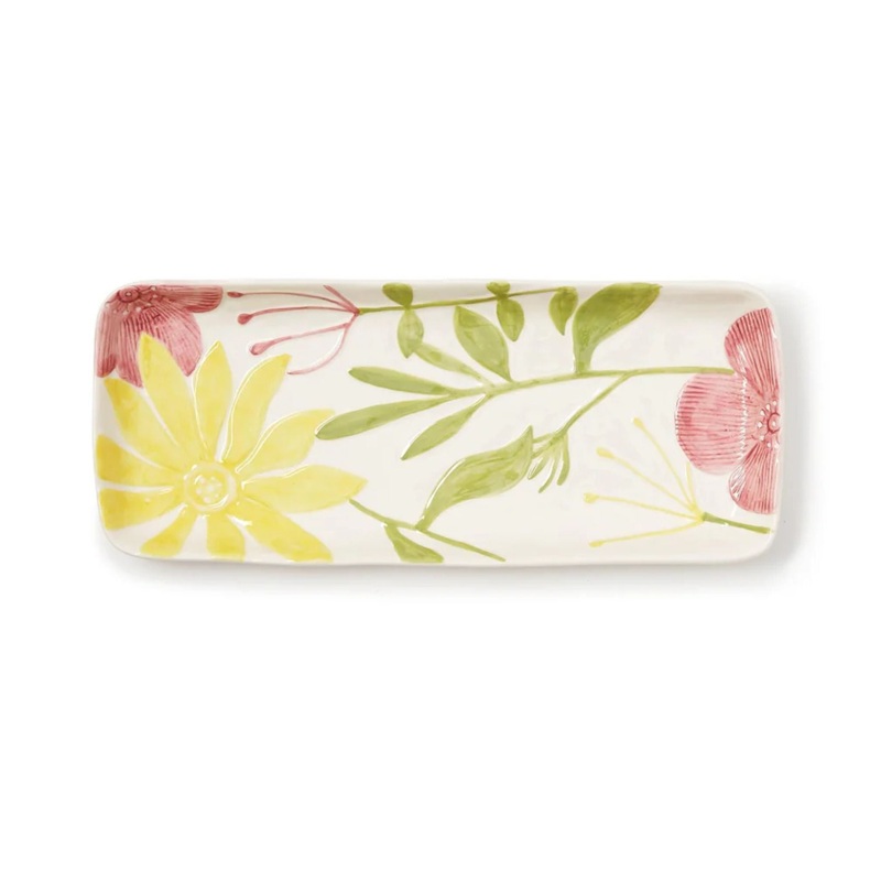 Platter With Floral Design