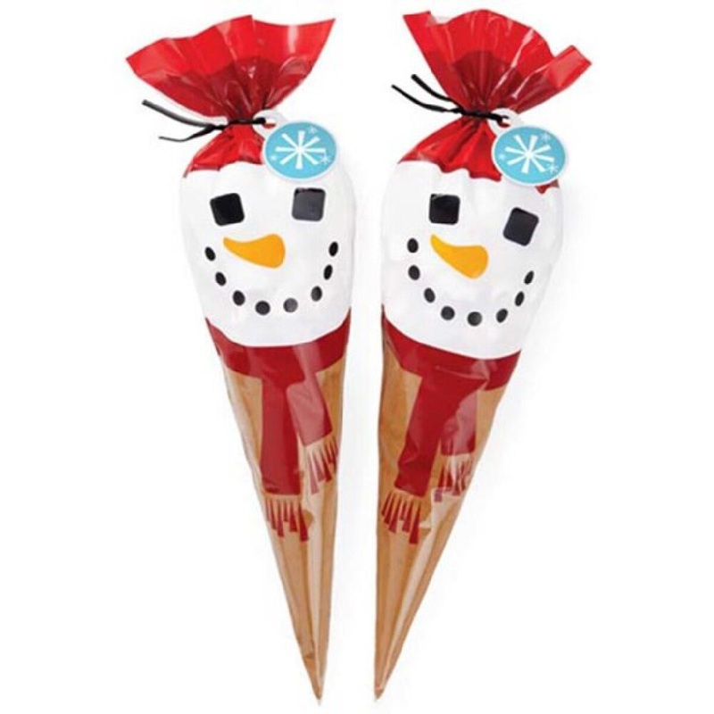 Snowman Cocoa Cone Kit