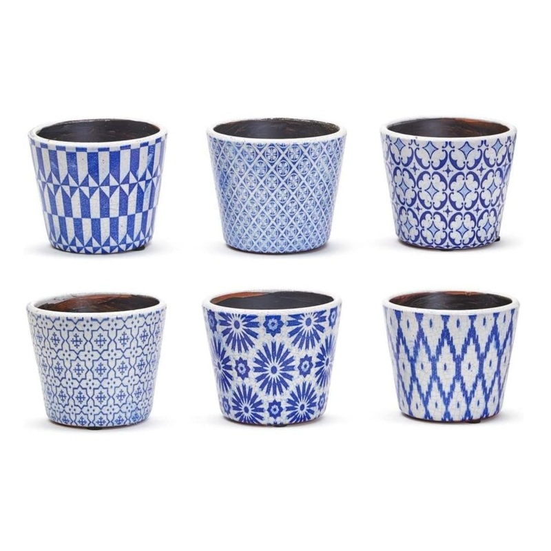 Terracotta Pot Indigo 5.5