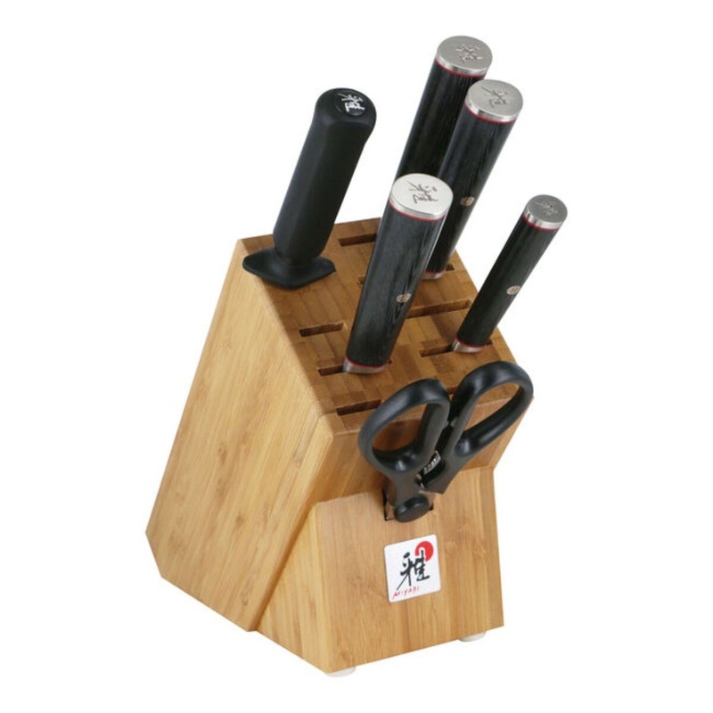 7-pc Knife block set Miyabi Kaizen II