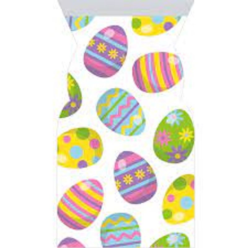 Easter Eggs Cellophane Bag w/Zip