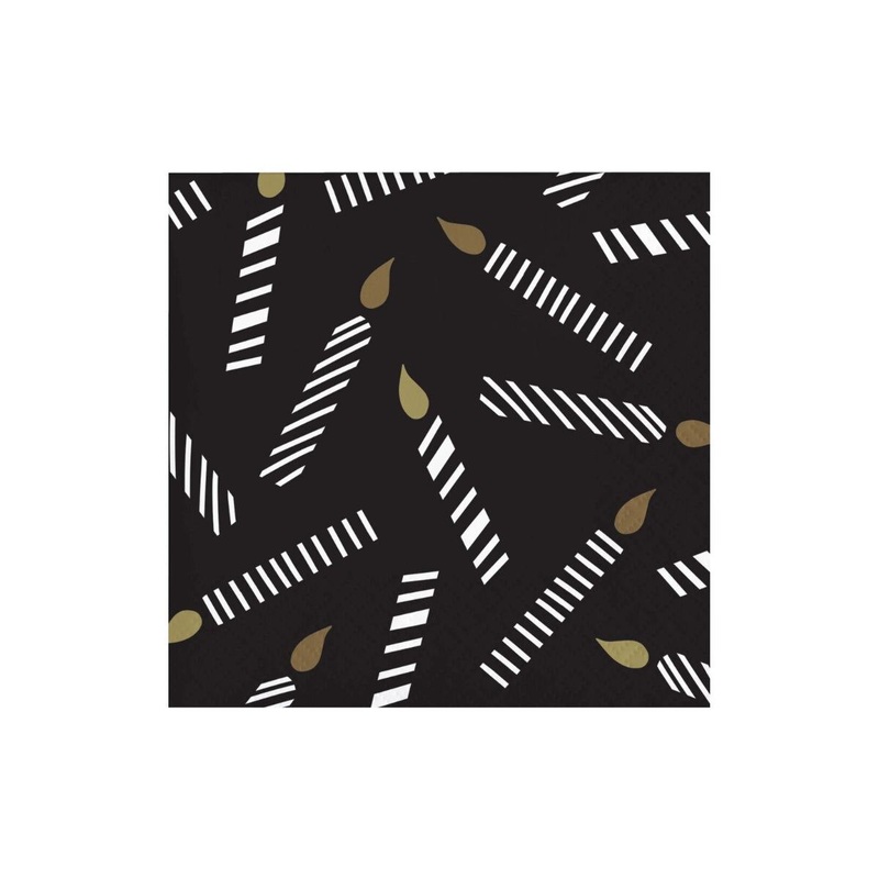 Golden Wishes Beverage Napkin