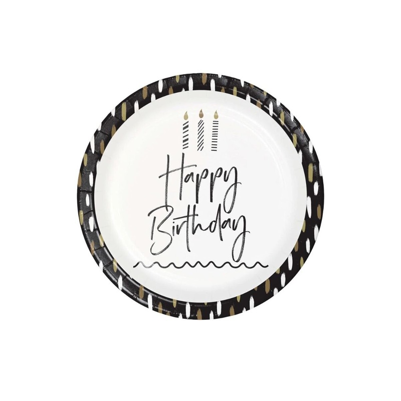 Golden Wishes Dinner Plates