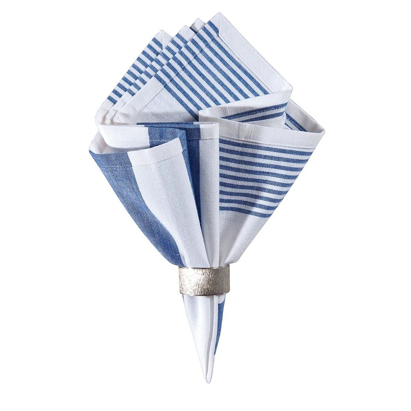 Napkin Blue & White