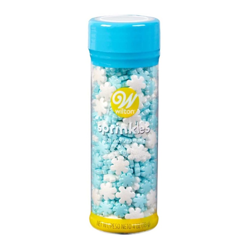 Pearlized Snowflake Sprinkles