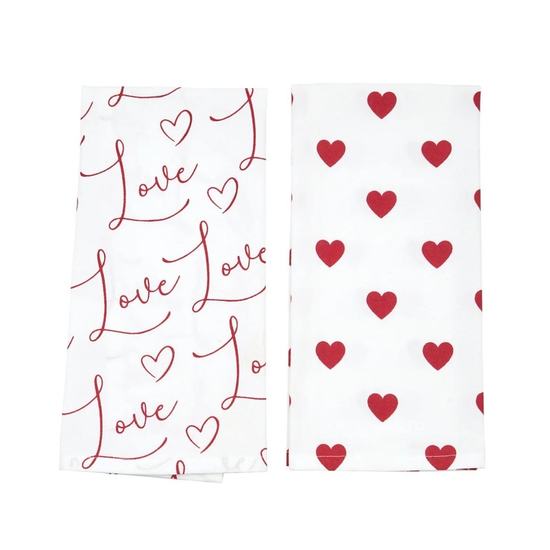 Towel Love Heart 2/Set