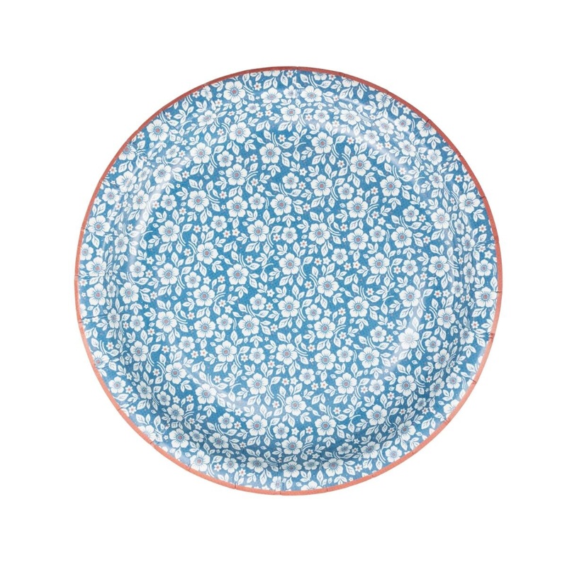 Hamptons Petite Floral Paper Plate 7