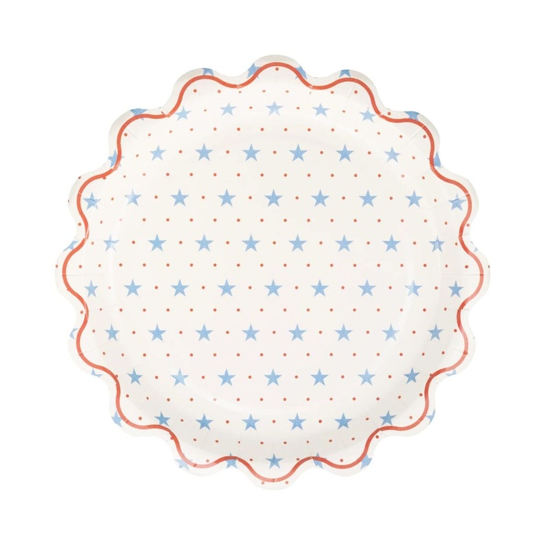 Hamptons Petite Stars Paper Plate 9