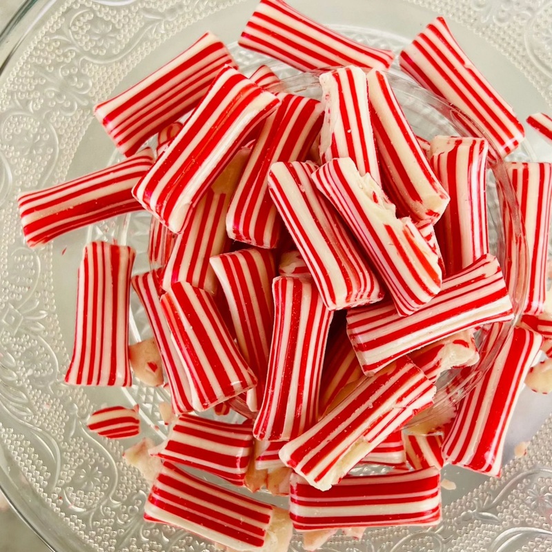 Mint Filled Straws  25 lb