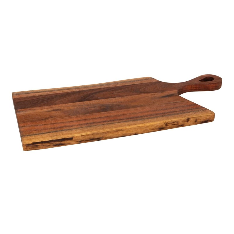 Serving Paddle Wood Rustic Edge 23