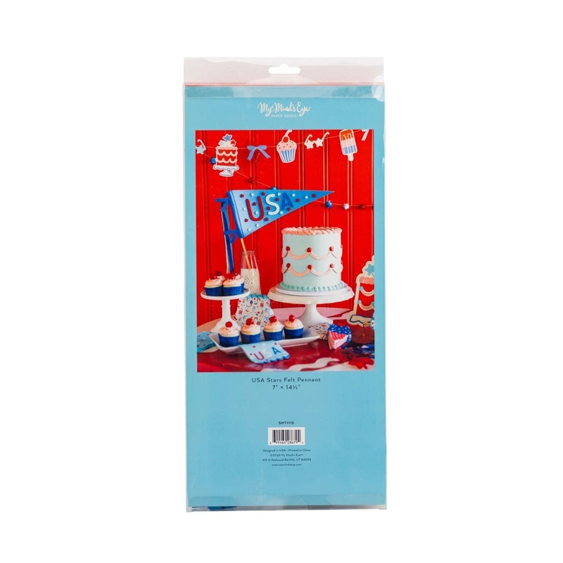 Summertime Felt Pennant Banner